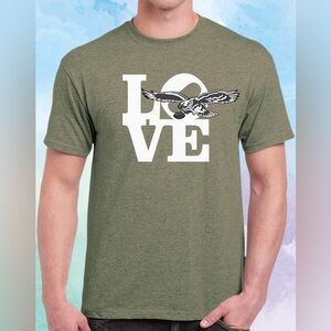 Eagles Love Tee🦅💚 S-XXXL